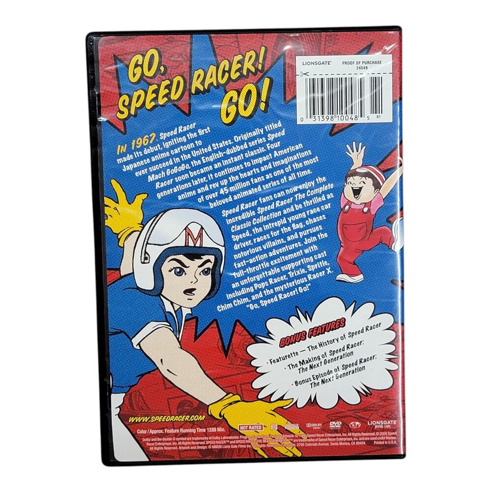Speed Racer The Complete Classic Collection DVD 6-Disc Set 52 Episodes Guide - Picture 2 of 12